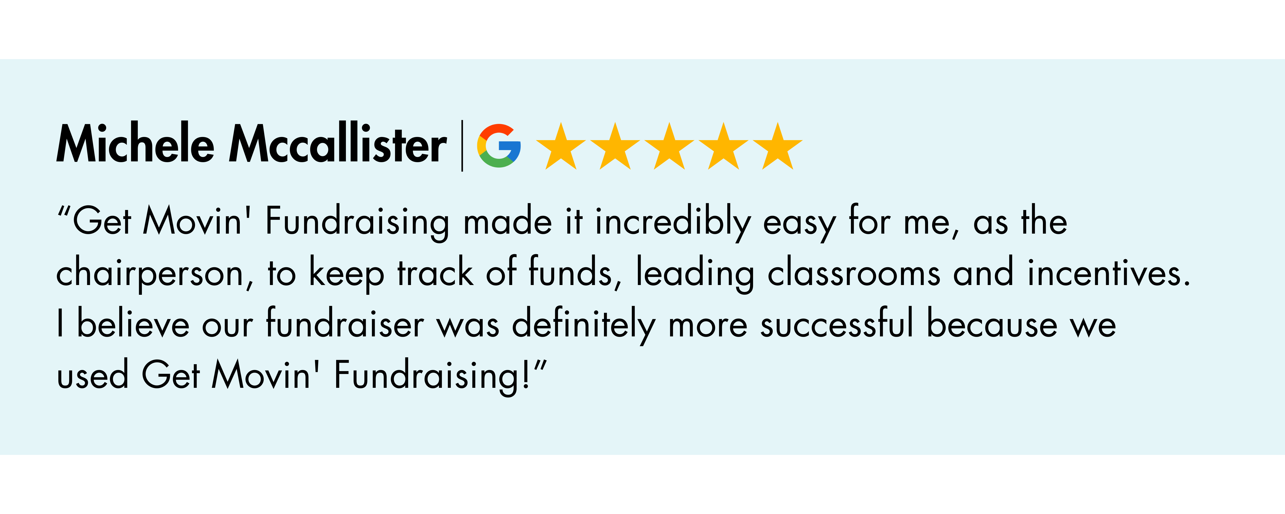 Google review from a FundHub school