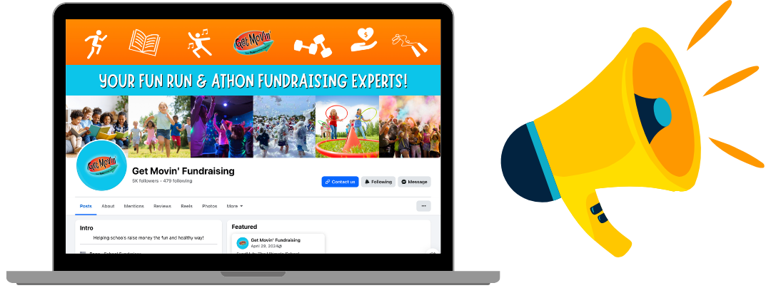 Winner announcement on the Get Movin' Fundraising Facebook page